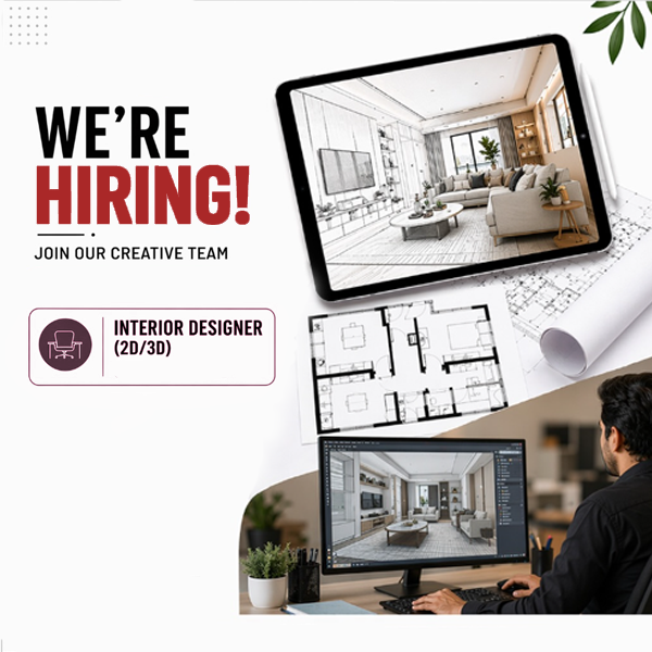 Interior Designer – 2D & 3D