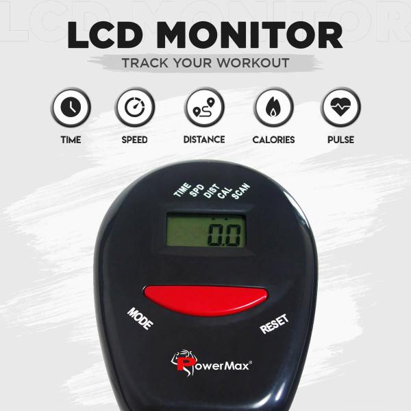 PowerMax-BU-300 Magnetic Upright Bike