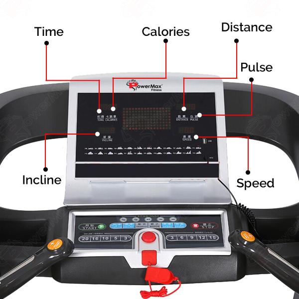 PowerMax-TA-C4® Premium Commercial AC Motorized Treadmill