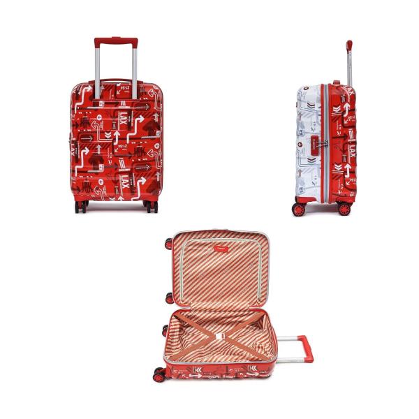 Uppercase-Polyester Jfk Duo Trolley Bag Set Of 2(Medium & Large)